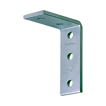 Equerre 90° 90° | électrozingué | 38/24-40/120