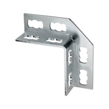 Equerre d'angle MPR 90° type S+ 4+4 | galvanisé à chaud