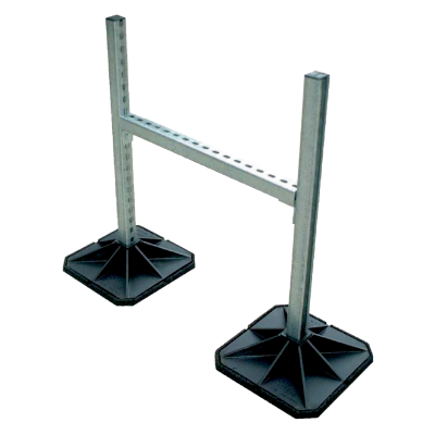 Support en terrasse en H 